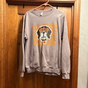 Jerzees Gray and Orange Volunteers Sweatshirt